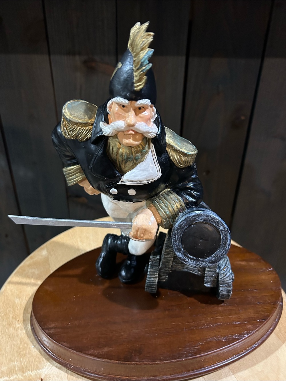 Vanderbilt Commodores Mr. C Hand-painted Hard Resin Character Mounted Statue
